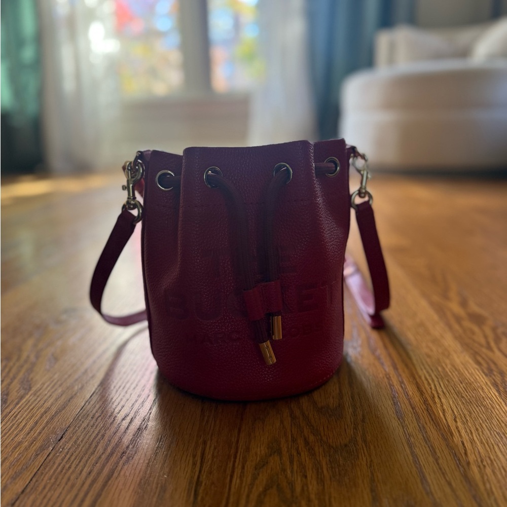 Marc Jacobs Red Mini Bucket Bag